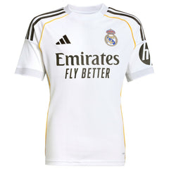 Jude Bellingham Real Madrid Youth 2025/26 Home Replica Jersey White - Adidas for sale