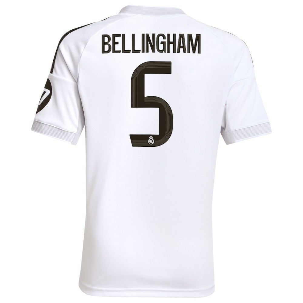 Jude Bellingham Real Madrid Youth 2025/26 Home Replica Jersey White - Adidas for sale