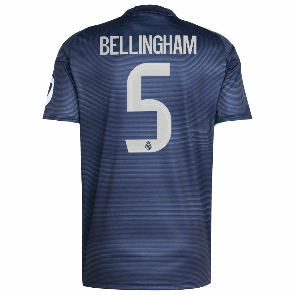 Jude Bellingham Real Madrid 2025/26 Away Replica Player Jersey Blue - Adidas outlet