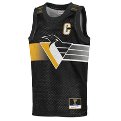 Mario Lemieux Pittsburgh Penguins Mitchell & Ness Youth Maxxed Out Fashion Basketball Jersey - Black | US 203133396