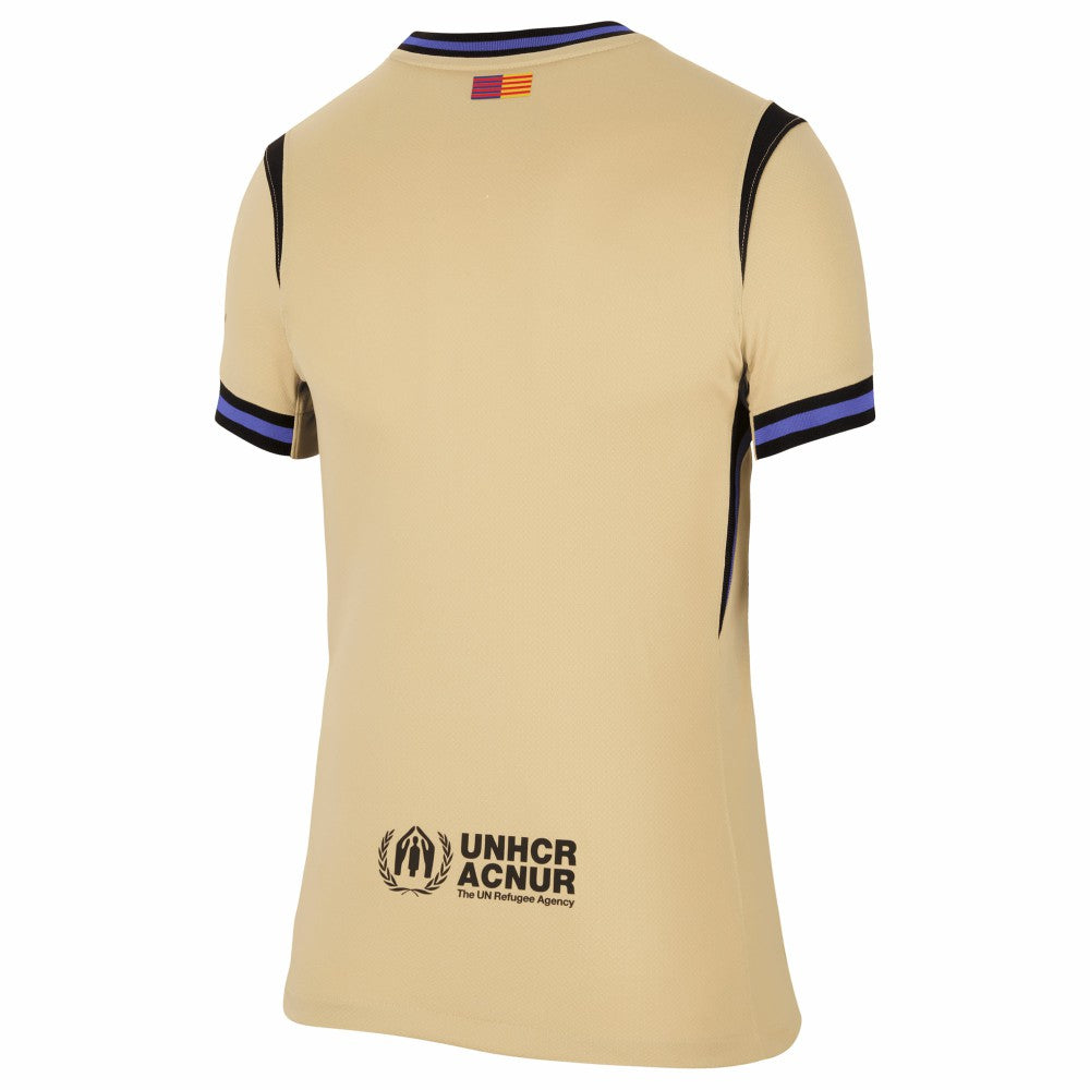 Barcelona Women's 2025/26 Away Stadium Replica Jersey Gold - Nike for sale