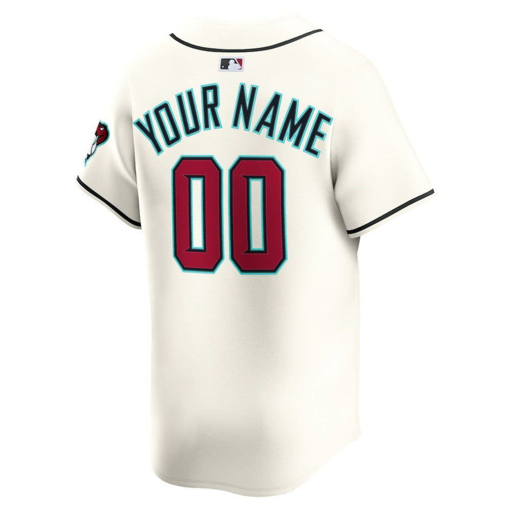 Arizona Diamondbacks Nike Youth Home Custom Limited Jersey - White Jerseys