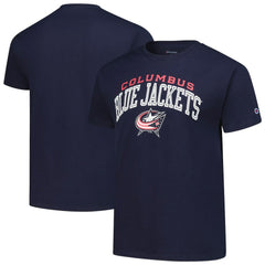 Columbus Blue Jackets Champion Primary Logo T-Shirt - Navy | US 203133700