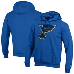 St. Louis Blues Champion Primary Logo 1-Hit Pullover Hoodie - Blue | US 203133733