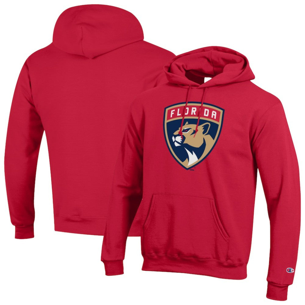 Florida Panthers Champion Primary Logo 1-Hit Pullover Hoodie - Red | US 203133736