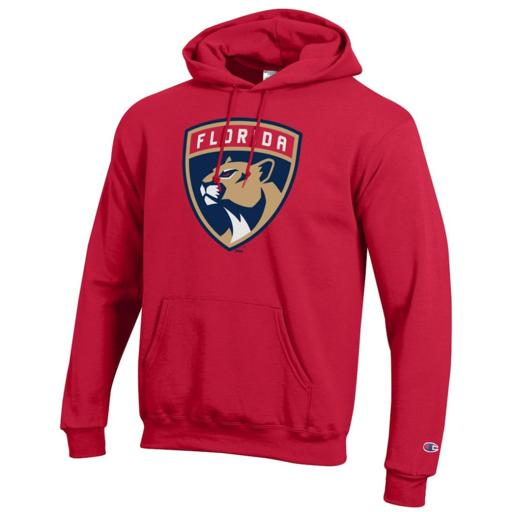 Florida Panthers Champion Primary Logo 1-Hit Pullover Hoodie - Red | US 203133736