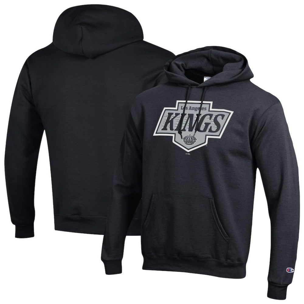 Los Angeles Kings Champion Primary Logo 1-Hit Pullover Hoodie - Black | US 203133738