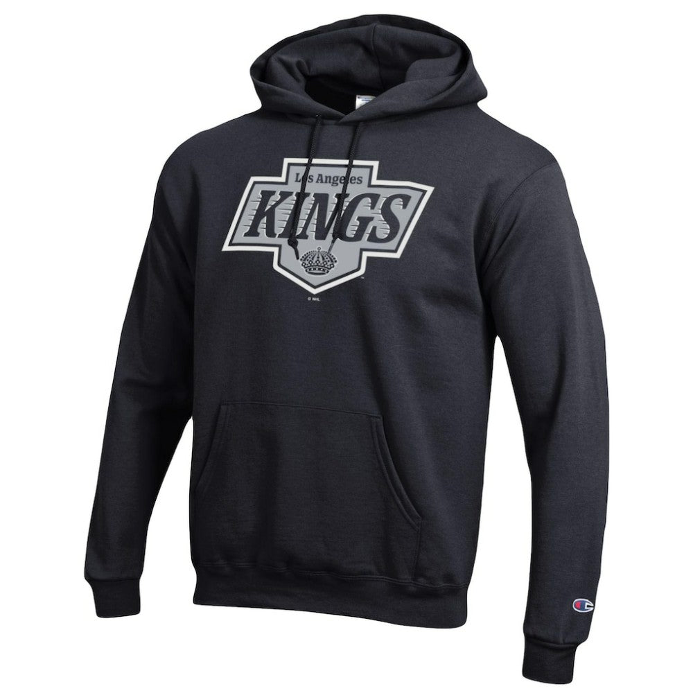 Los Angeles Kings Champion Primary Logo 1-Hit Pullover Hoodie - Black | US 203133738