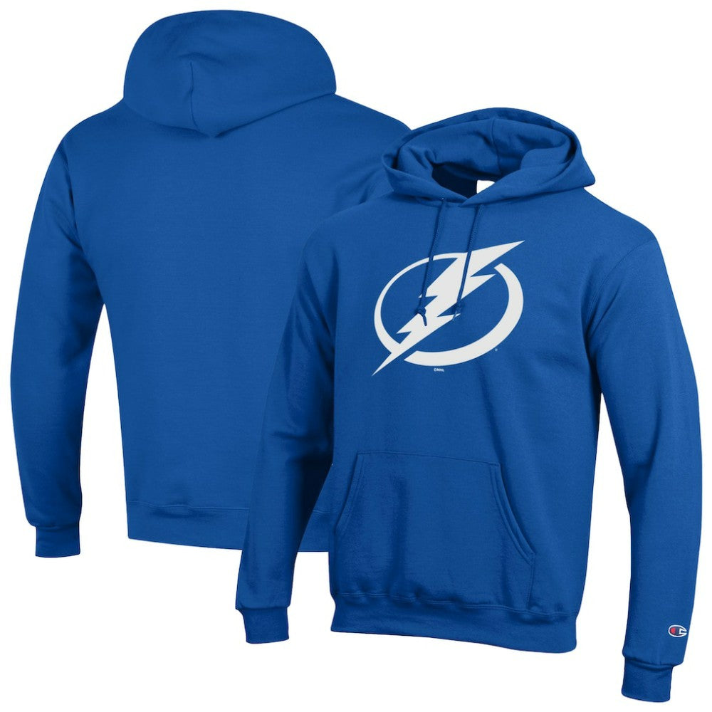 Tampa Bay Lightning Champion Primary Logo 1-Hit Pullover Hoodie - Blue | US 203133739