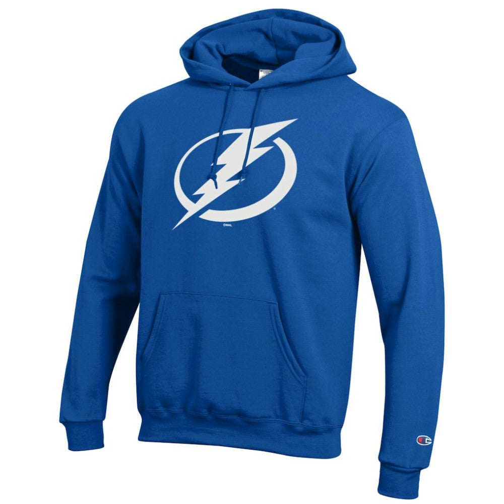 Tampa Bay Lightning Champion Primary Logo 1-Hit Pullover Hoodie - Blue | US 203133739