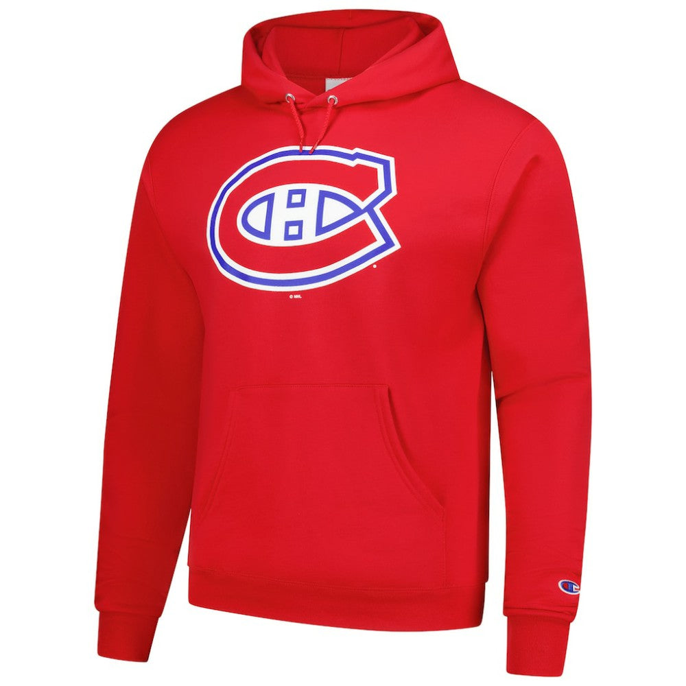 Montreal Canadiens Champion Primary Logo 1-Hit Pullover Hoodie - Red | US 203133742