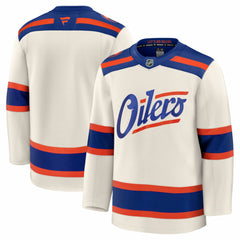 Edmonton Oilers Fanatics Alternate Premium Jersey - Light Beige | US 203133877