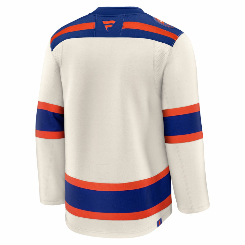 Edmonton Oilers Fanatics Alternate Premium Jersey - Light Beige | US 203133877
