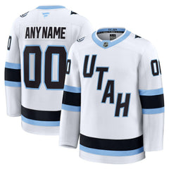 Utah Mammoth Fanatics Away Premium Custom Jersey - White | US 203133892