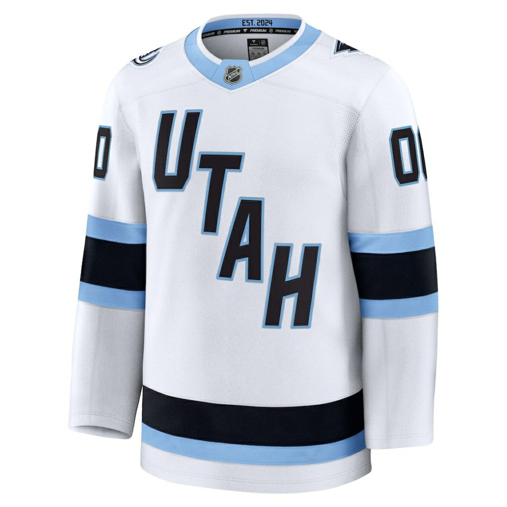 Utah Mammoth Fanatics Away Premium Custom Jersey - White | US 203133892
