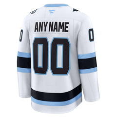 Utah Mammoth Fanatics Away Premium Custom Jersey - White | US 203133892