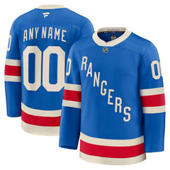 New York Rangers Fanatics Centennial Premium Custom Jersey - Blue | US 203133899