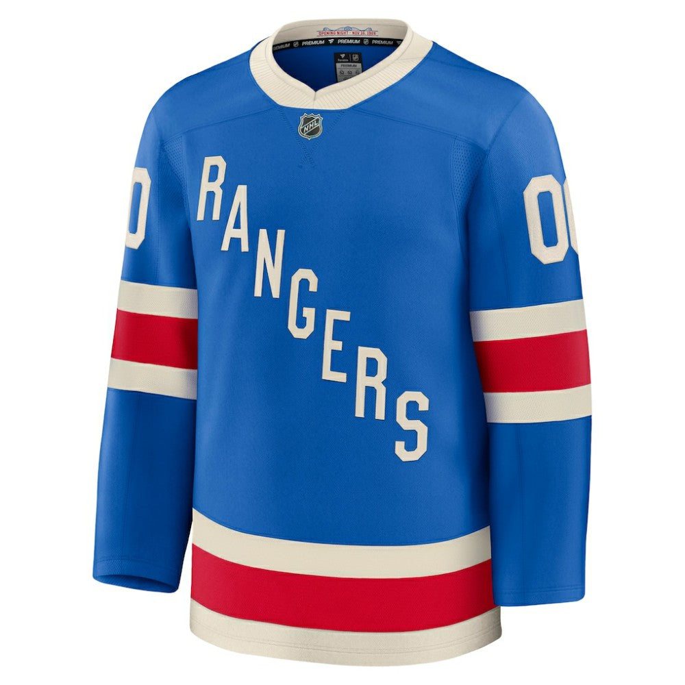 New York Rangers Fanatics Centennial Premium Custom Jersey - Blue | US 203133899