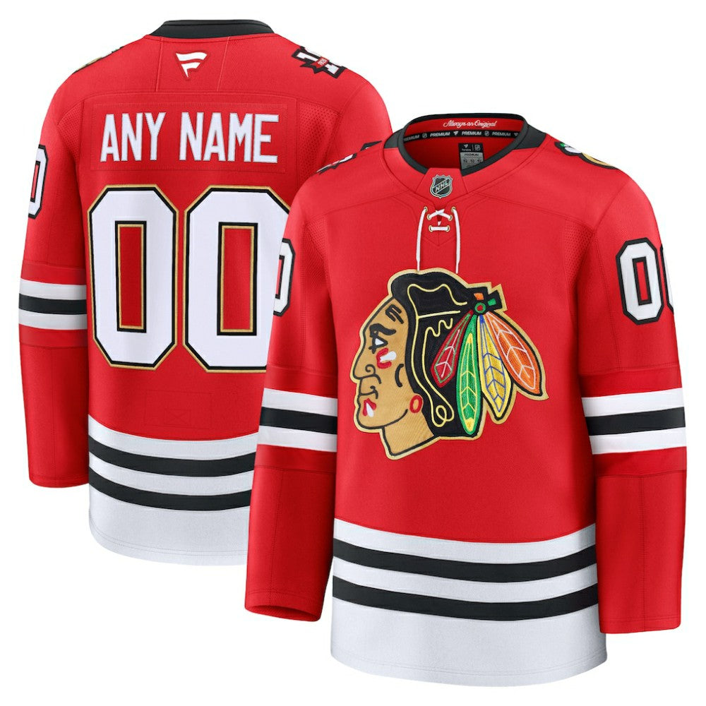 Chicago Blackhawks Fanatics Centennial Premium Custom Jersey - Red | US 203133903