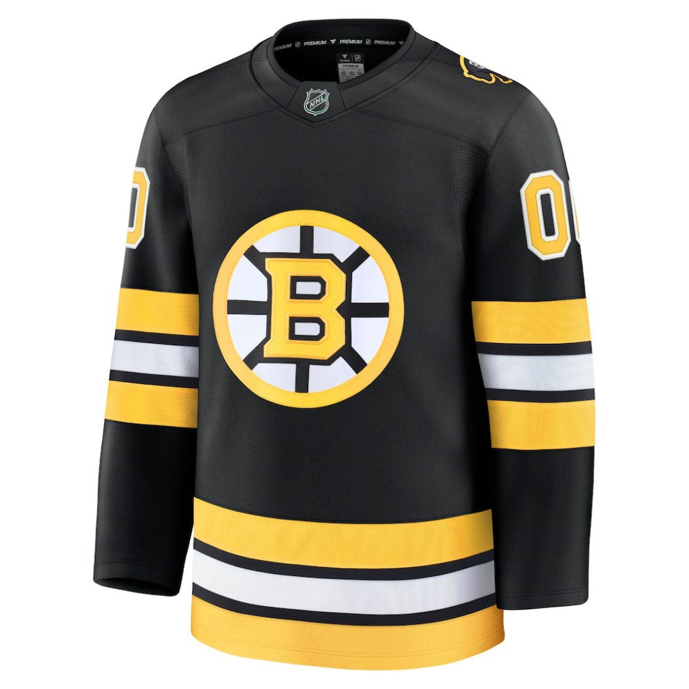 Boston Bruins Fanatics Home Premium Custom Jersey - Black | US 203133907