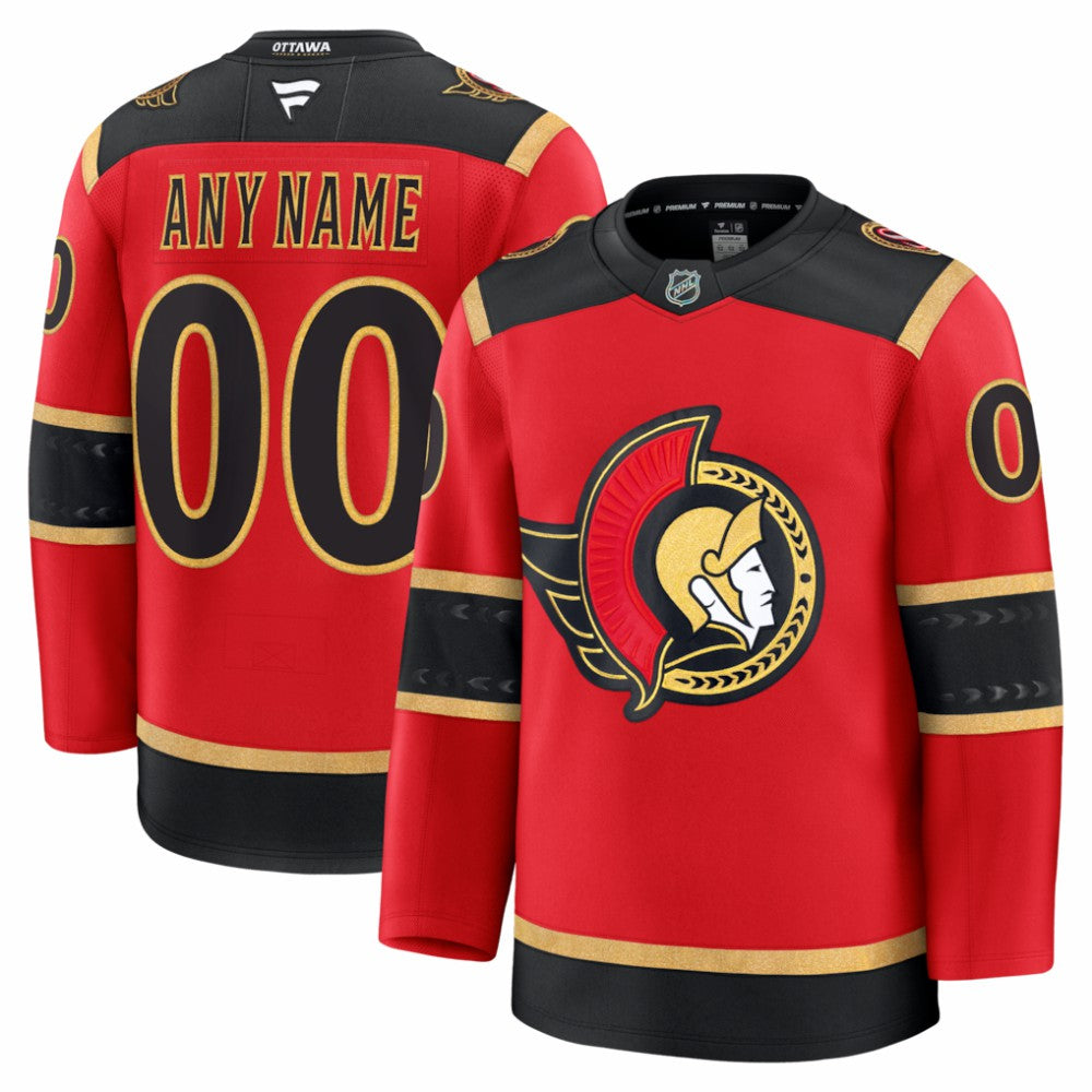Ottawa Senators Fanatics Alternate Custom Premium Jersey - Red | US 203133908