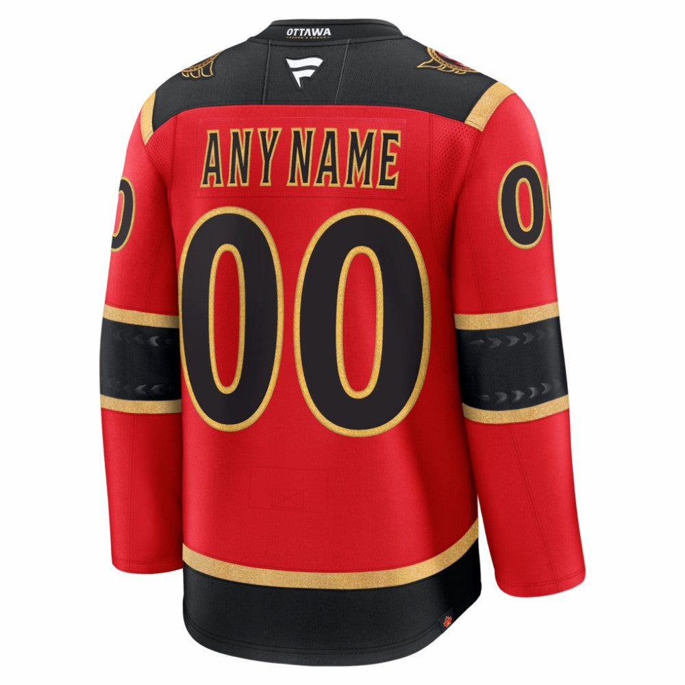 Ottawa Senators Fanatics Alternate Custom Premium Jersey - Red | US 203133908