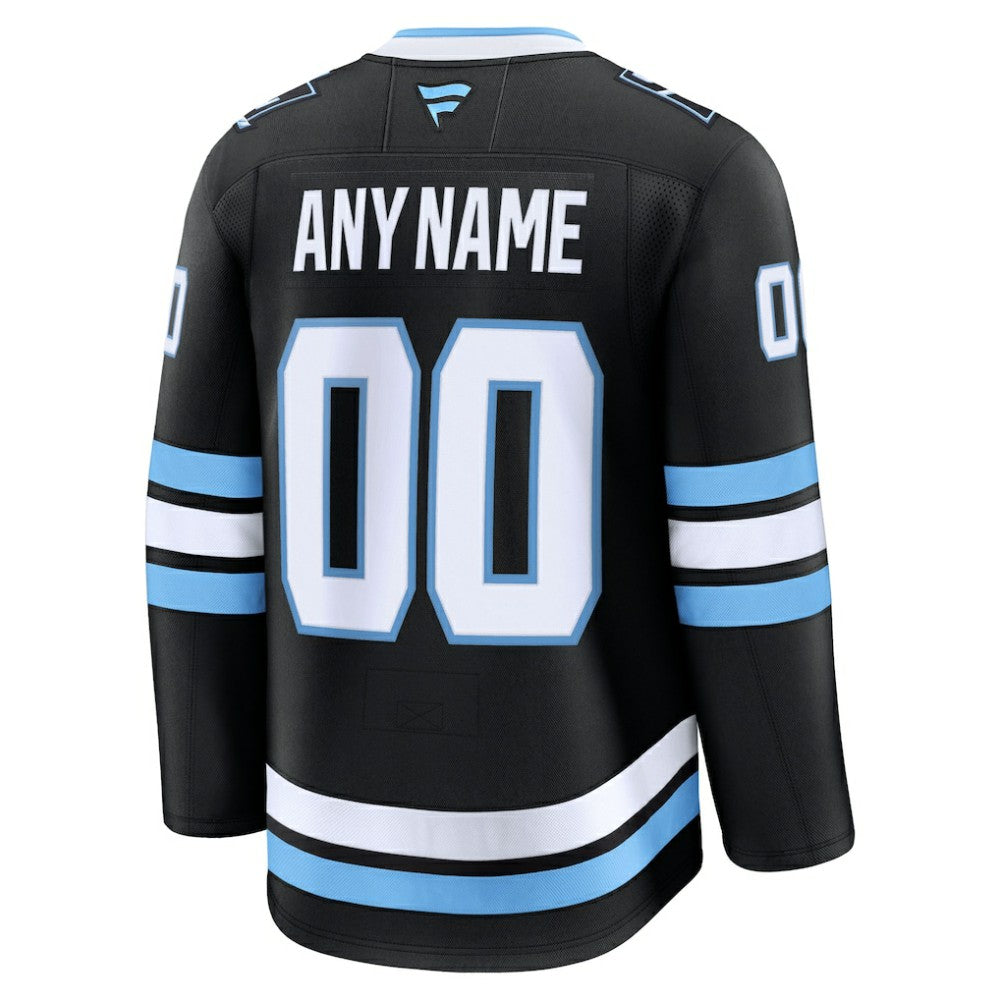 Utah Mammoth Fanatics Home Premium Custom Jersey - Black | US 203133910