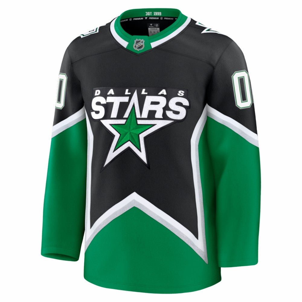 Dallas Stars Fanatics Alternate Premium Custom Jersey - Black | US 203133913