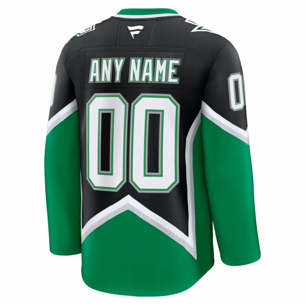 Dallas Stars Fanatics Alternate Premium Custom Jersey - Black | US 203133913