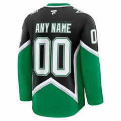 Dallas Stars Fanatics Alternate Premium Custom Jersey - Black | US 203133913