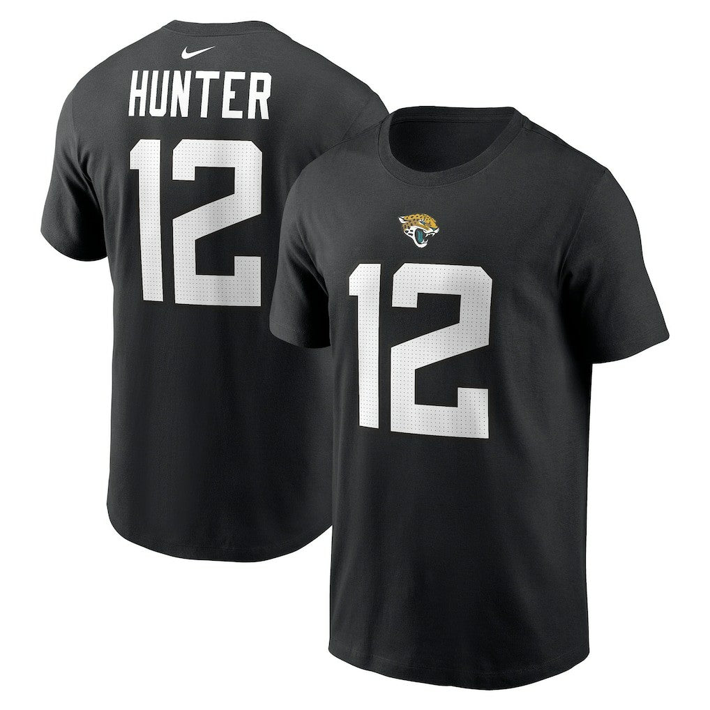 Travis Hunter Jacksonville Jaguars Name & Number T-Shirt - Black T-shirts