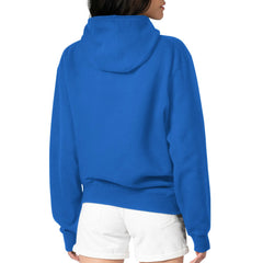 Kansas City Royals Starter Women's Fireworks Fleece Tri-Blend Pullover Hoodie - Royal Hoodies