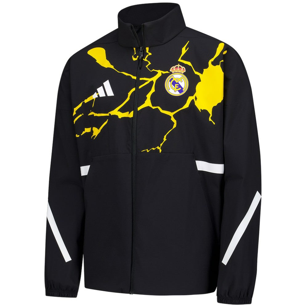 Real Madrid x Marvel Youth Anthem Full-Zip Jacket Black - Adidas for sale