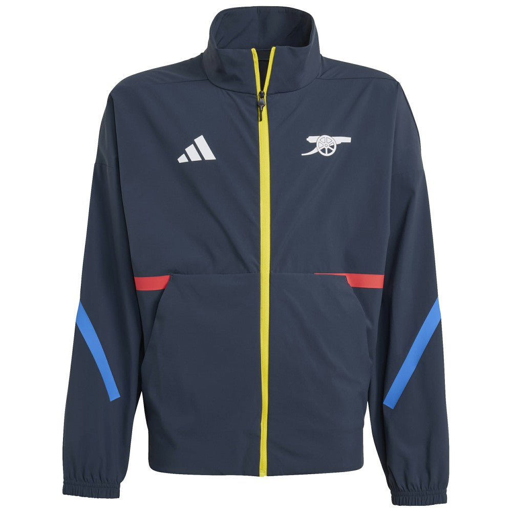 Arsenal Youth 2025/26 Club Anthem Full-Zip Jacket Navy - Adidas