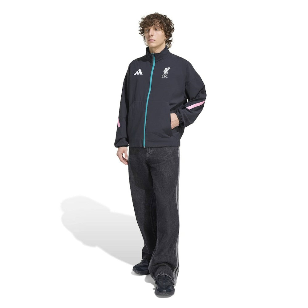 Liverpool 2025/26 Club Anthem Full-Zip Jacket Black - Adidas sale