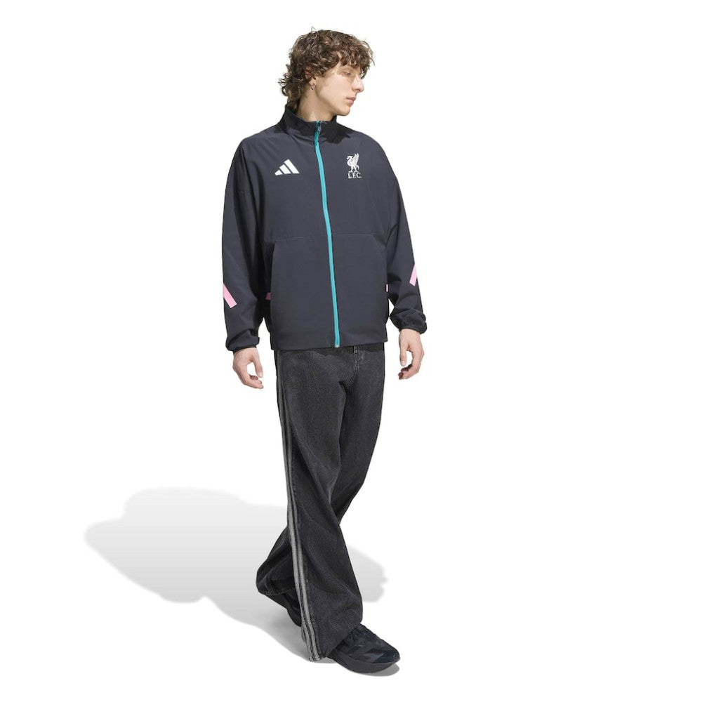 Liverpool 2025/26 Club Anthem Full-Zip Jacket Black - Adidas sale