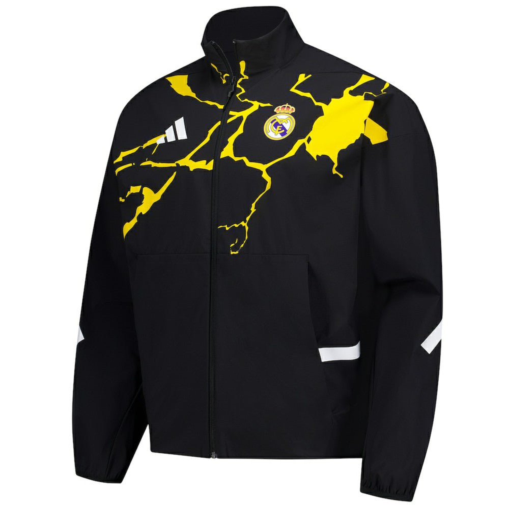Real Madrid x Marvel Anthem Full-Zip Jacket Black - Adidas on sale