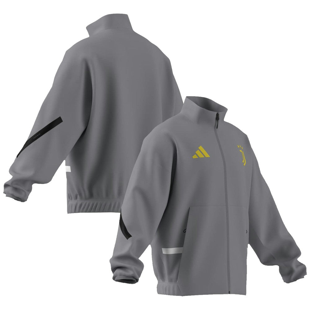 Juventus 2025/26 Club Anthem Full-Zip Jacket Gray - Adidas outlet