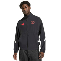 Manchester United 2025/26 Club Anthem Full-Zip Jacket Black - Adidas on sale
