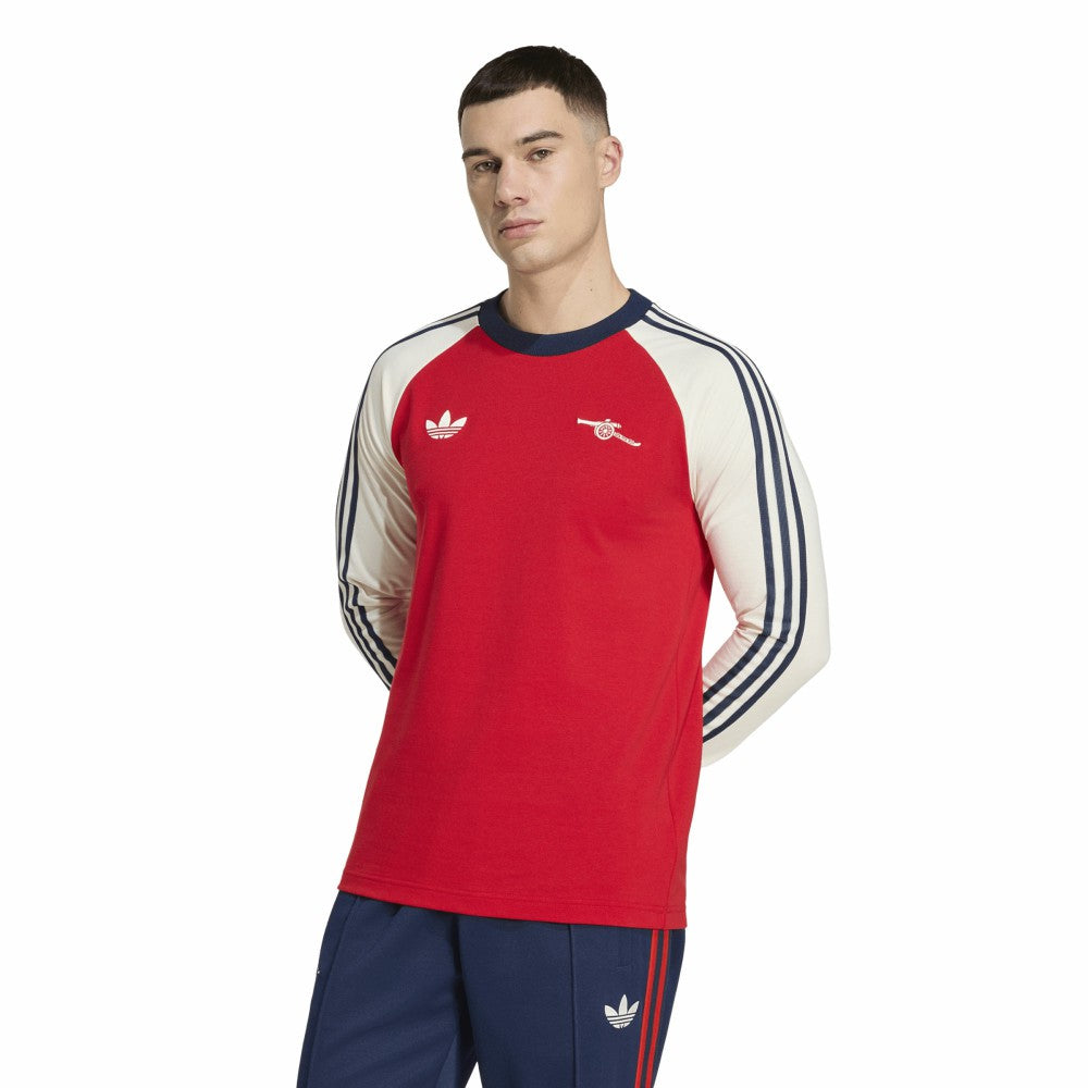 Arsenal Originals Culturewear Originals Long Sleeve T-Shirt Red - Adidas