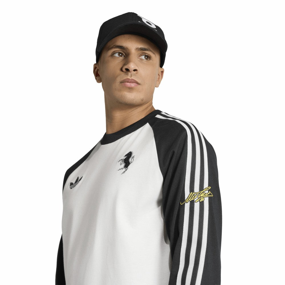Juventus Originals Culturewear Originals Long Sleeve T-Shirt White - Adidas discount