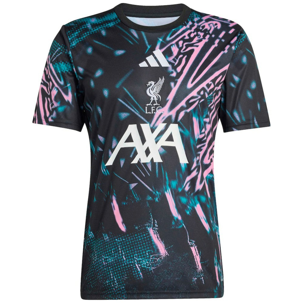 Liverpool 2025/26 Pre-Match Training Jersey Black - Adidas discount