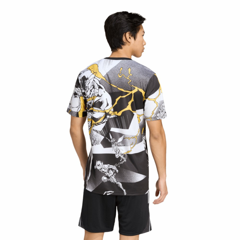 Real Madrid x Marvel AEROREADY 2025/26 Pre-Match Top White - Adidas for sale