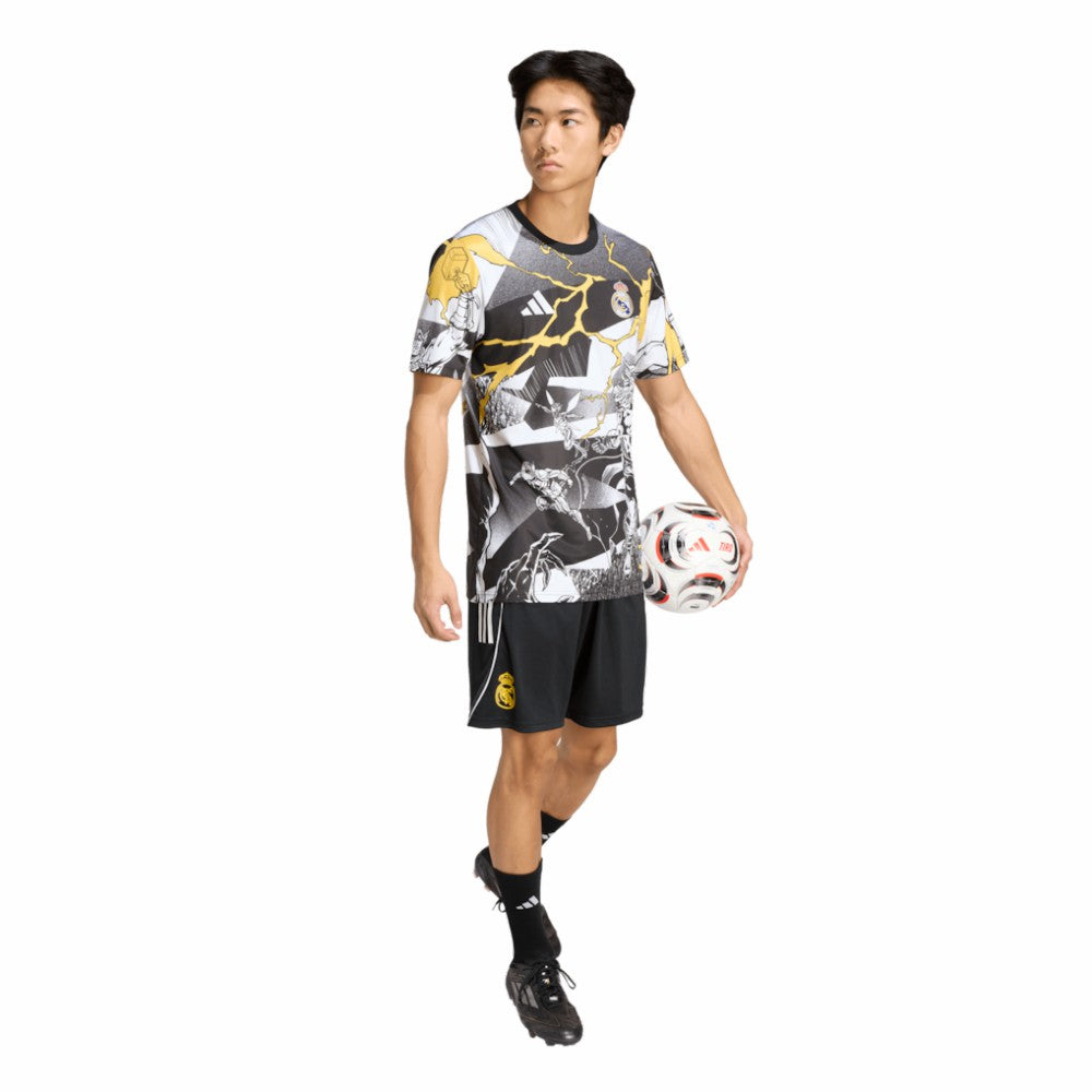 Real Madrid x Marvel AEROREADY 2025/26 Pre-Match Top White - Adidas for sale