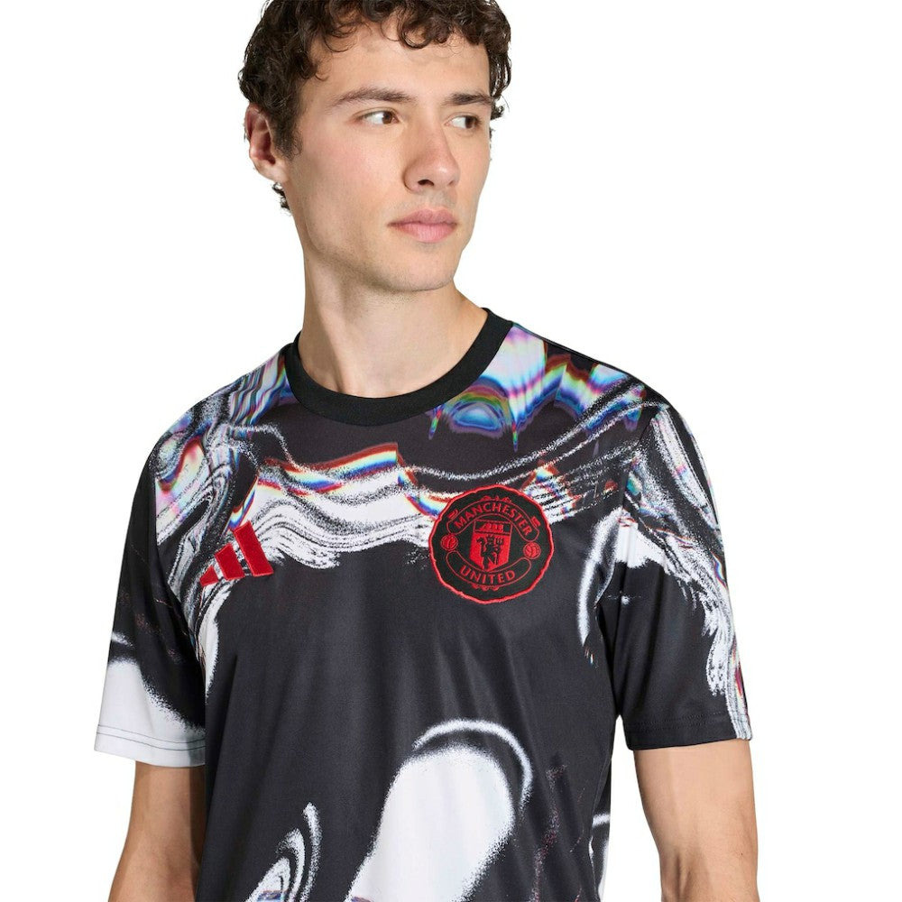 Manchester United 2025/26 Pre-Match Training Jersey Black - Adidas outlet