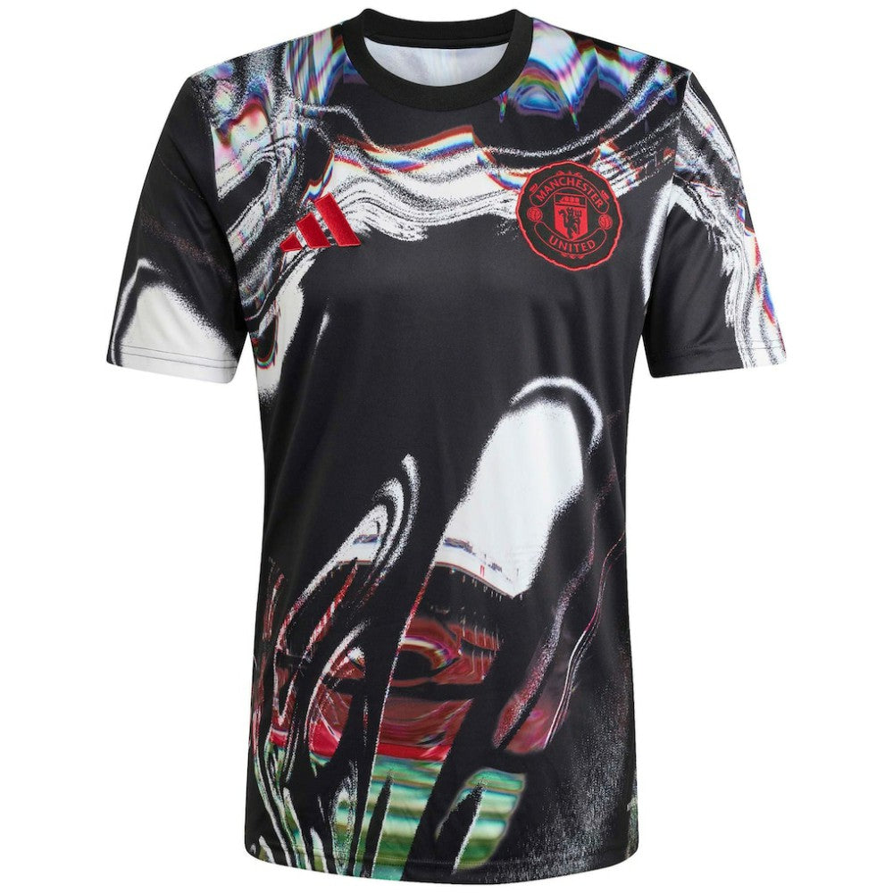 Manchester United 2025/26 Pre-Match Training Jersey Black - Adidas outlet