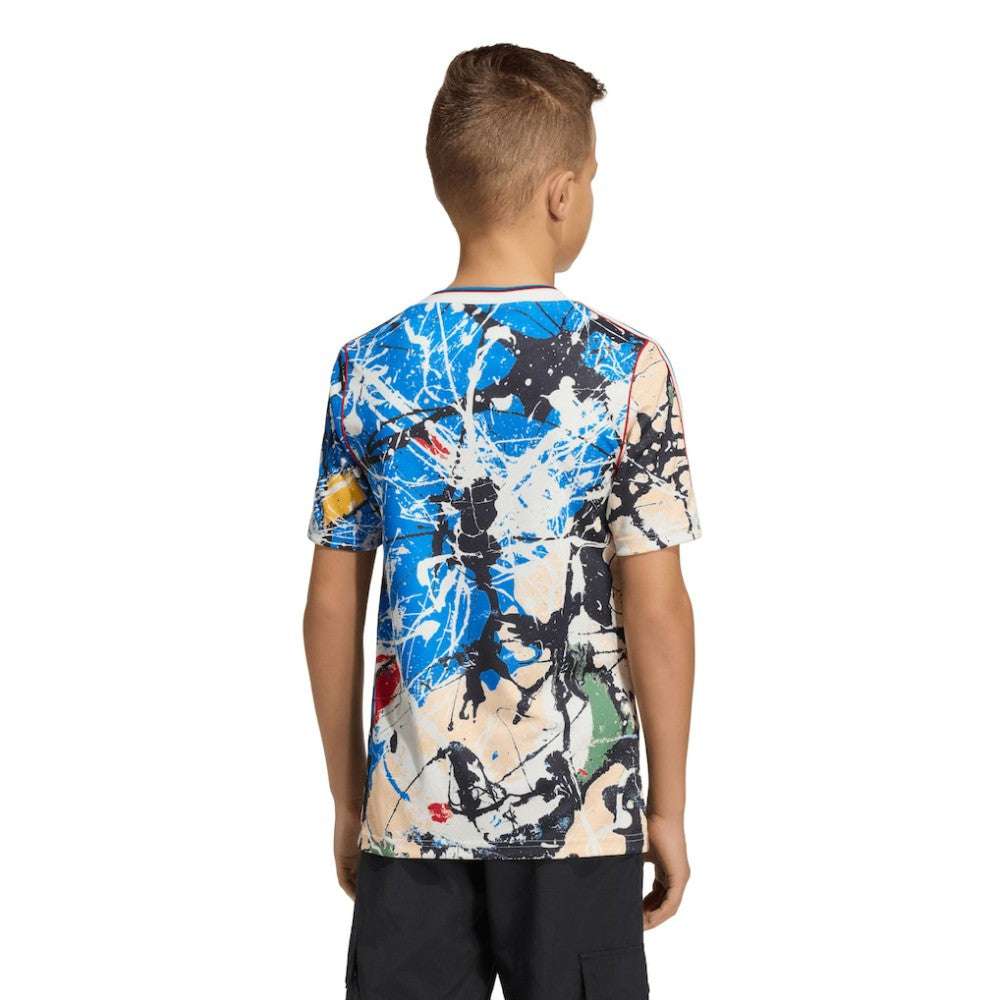 Manchester United X Stone Roses Youth Replica Jersey Blue - Adidas outlet