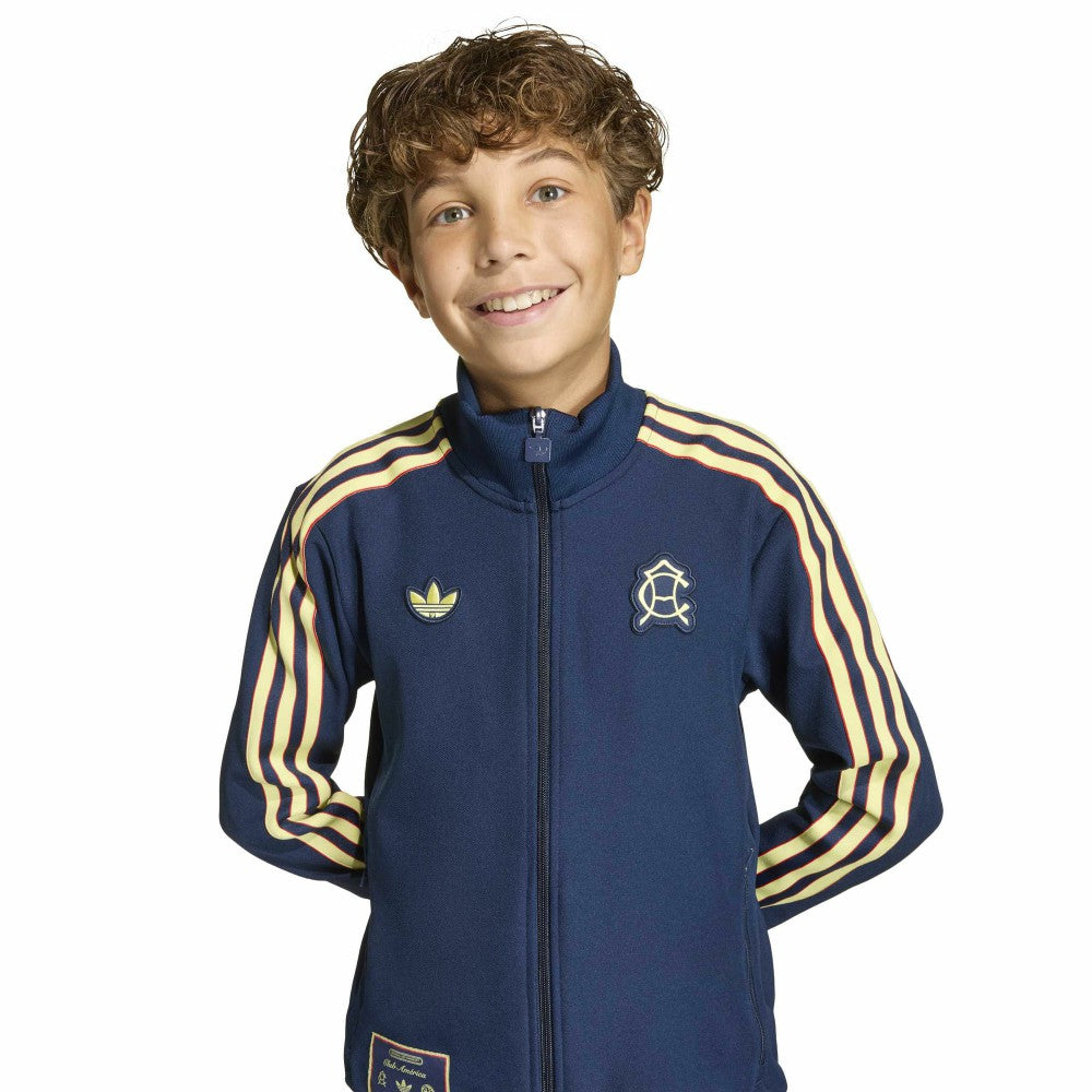 Club America Youth Terrace Icons Full-Zip Track Top Navy - Adidas discount