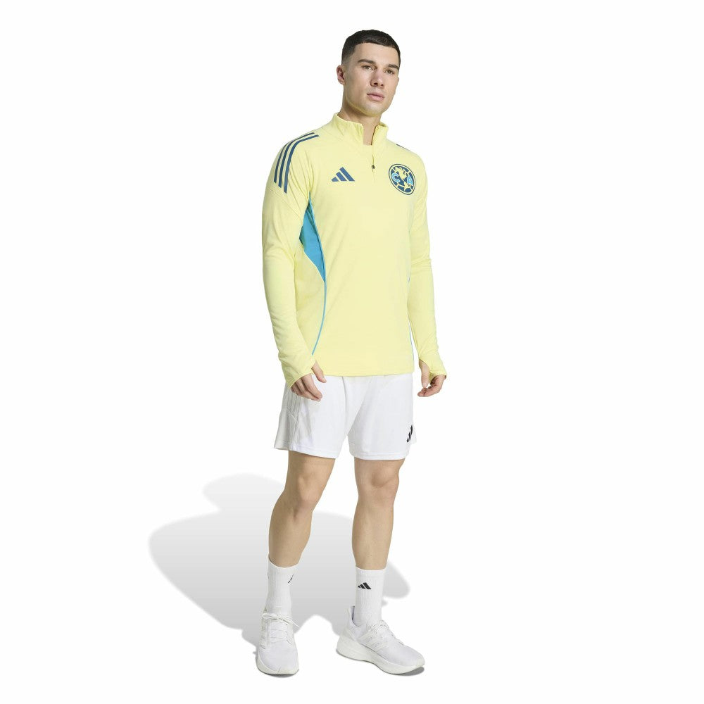 Club America Tiro 2025/26 AEROREADY Raglan Full-Zip Training Top Yellow - Adidas for sale