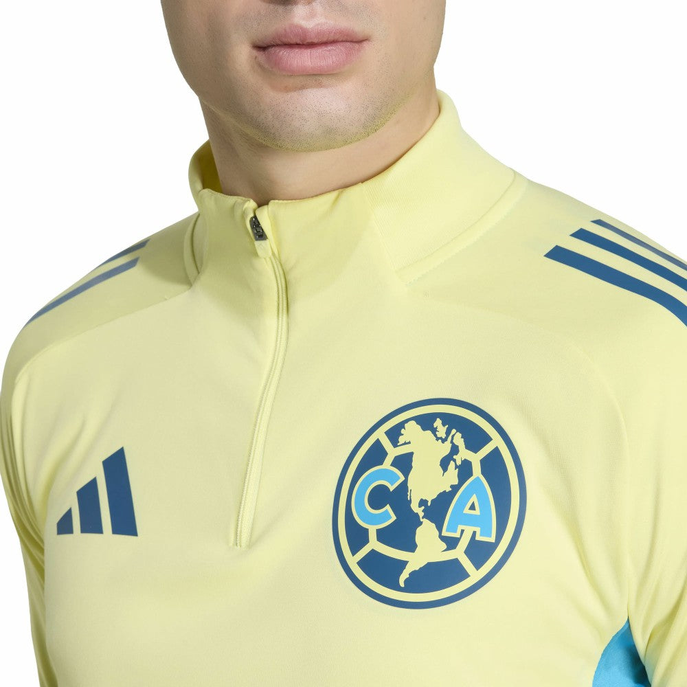 Club America Tiro 2025/26 AEROREADY Raglan Full-Zip Training Top Yellow - Adidas for sale